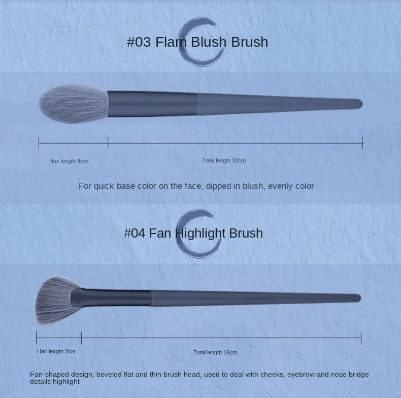 NNEDSZ Off White 12-Piece Professional Makeup Brush Set with Cosmetic Bag - Premium Synthetic Fiber, Wooden Handle, Aluminum Tube